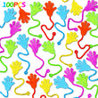 100PCS Glitter Sticky Hands Party Favors for Kids Birthday Supplies Christmas Goodie Bag Stuffers Classroom Treasure Box Carnival Prizes Bulk Treat Gift Trinkets Pinata Filler Stuff Mini Stretchy Toys