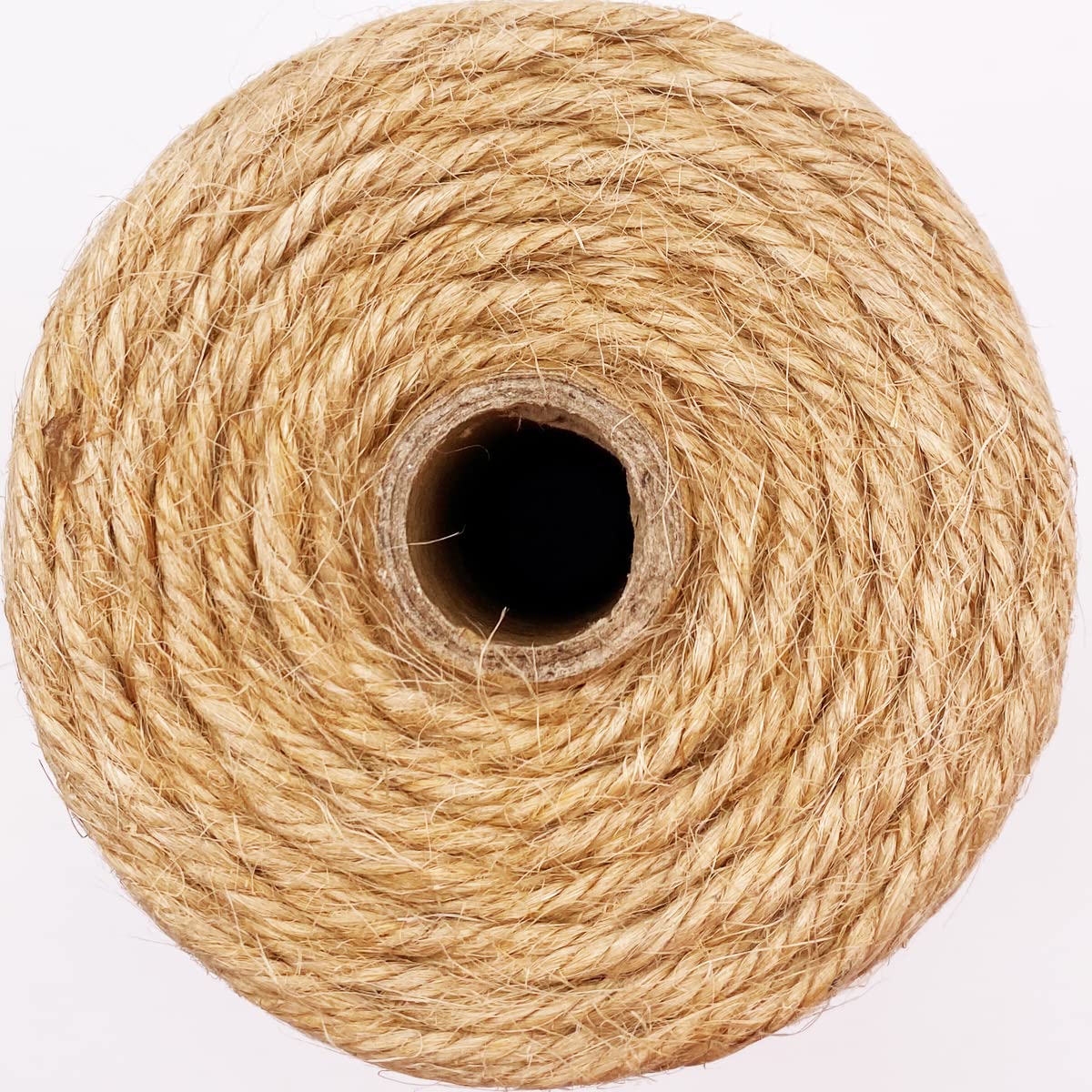 Jute Twine 328 Feet 2.5mm 4Ply Heavy Duty Brown Jute Rope String for Home Gardening Plant Picture Hanger Industrial Packing Mason Jars Wedding Decorations Crafts