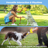 Vitscan Durable Dog Toys for Aggressive Chewers Large Breed/Dog Chew Toy/Indestructible Tough Squeaky Dog Toys/Interactive Dog Toys for Large Dogs/Plush Puppy Toys/Puppy Chew Toys for Teething