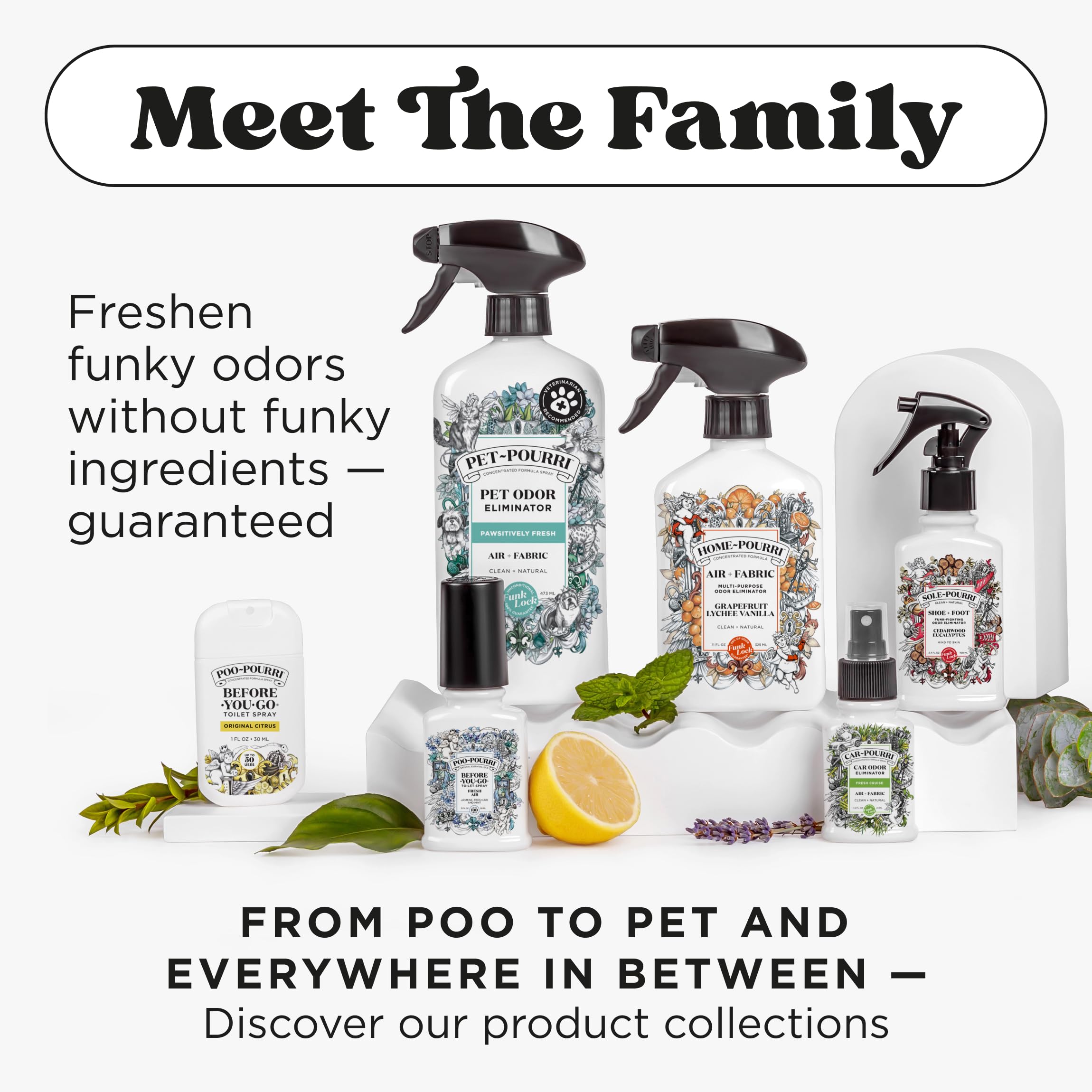 Poo-Pourri Before-You-Go Toilet Spray, Lavender Vanilla, 2 Fl Oz, Up to 100 Uses, Bathroom Odor Deodorizer with Essential Oils for Home or Work, Travel Essentials, TSA Approved Size