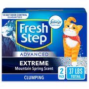 Fresh Step Advanced Extreme Clumping Litter With Febreze Freshness With Mountain Spring Scent, Fights Odor on Contact, 37 lbs. (2 x 18.5 lb. Box)