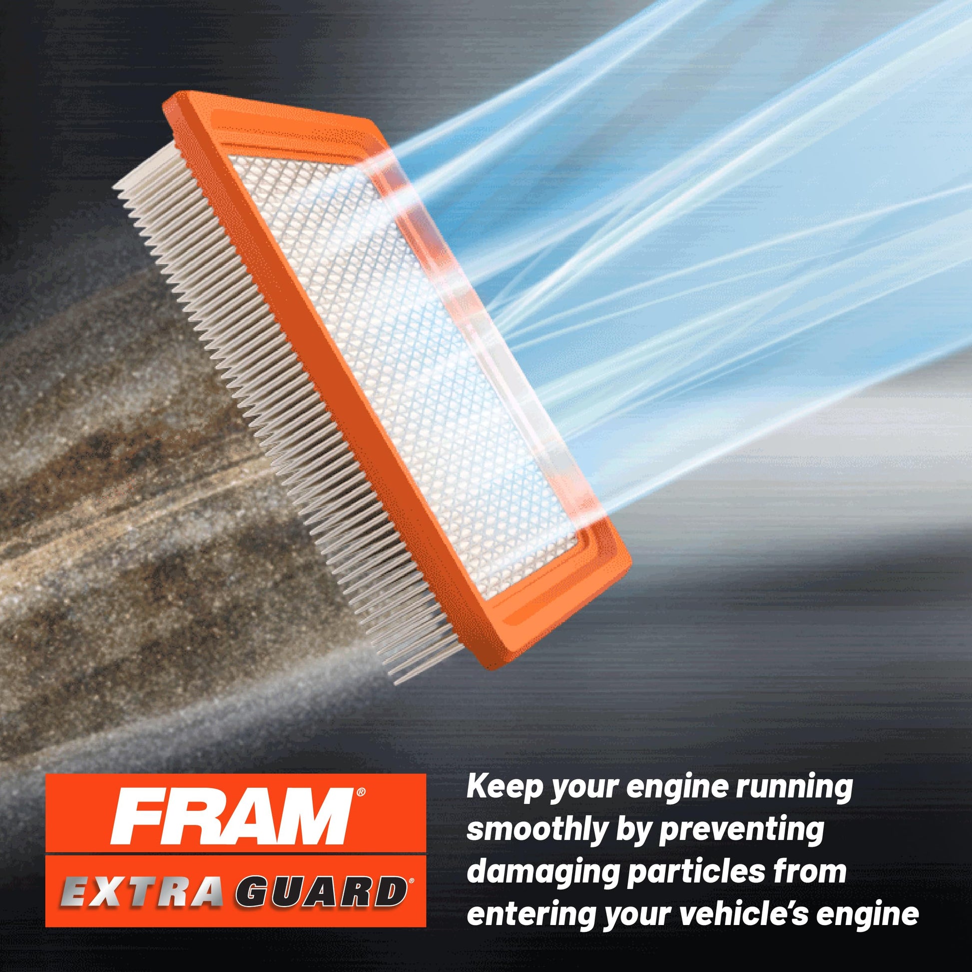 FRAM Extra Guard Flexible Panel Engine Air Filter Replacement, Easy Install w/Advanced Engine Protection and Optimal Performance, CA12295 for Select Subaru Vehicles