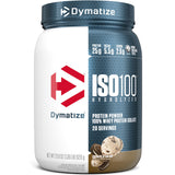 Dymatize ISO100 Hydrolyzed Protein Powder in Dunkin' Mocha Latte Flavor, 100% Whey Isolate Protein, 25g Protein, 95mg Caffeine, 5.5g BCAAs, Gluten Free, Fast Absorbing, Easy Digesting, 20 Servings