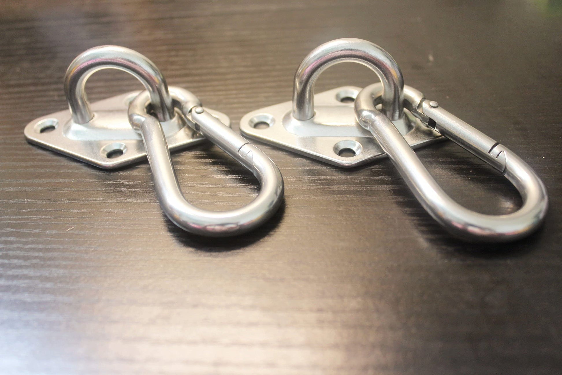 MHMYDZ 1000 lb Capacity Heavy Duty Hammock Hanging kit Ultra Durable Hooks Carabiners for Hammock Stand Hammocks Swing Chair,Multiple Indoor Outdoor Suspension Ceiling Hooks