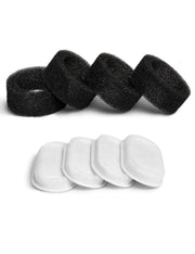 PETLIBRO 4 Pack Replacement Filters for Stainless Steel Cat Water Fountain PLWF003 / PLWF006, Adjustable Water Flow Pet Fountain, Super Quiet Dog Water Dispenser