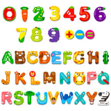 Large Size Magnetic Letters, Cute Animal Alphabet ABC Magnets for Fridge Colorful Uppercase Animals Toys Set Educational Spelling Learning Games for Kids, Toddlers 3 4 5 Years Old