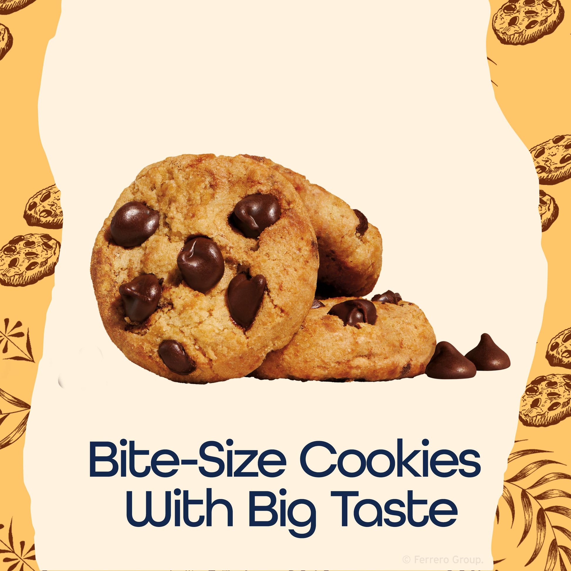 Famous Amos Chocolate Chip Cookies, Original Recipe Bite-size cookies with semi-sweet chocolate chips, 9 oz