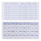 20 Pack Checkbook Register, Check Registers for Personal, Blank Ledger Transaction Registers for Personal or Business Bank, Check Register Book for Checking and Saving Account, Deposit and Credit Card