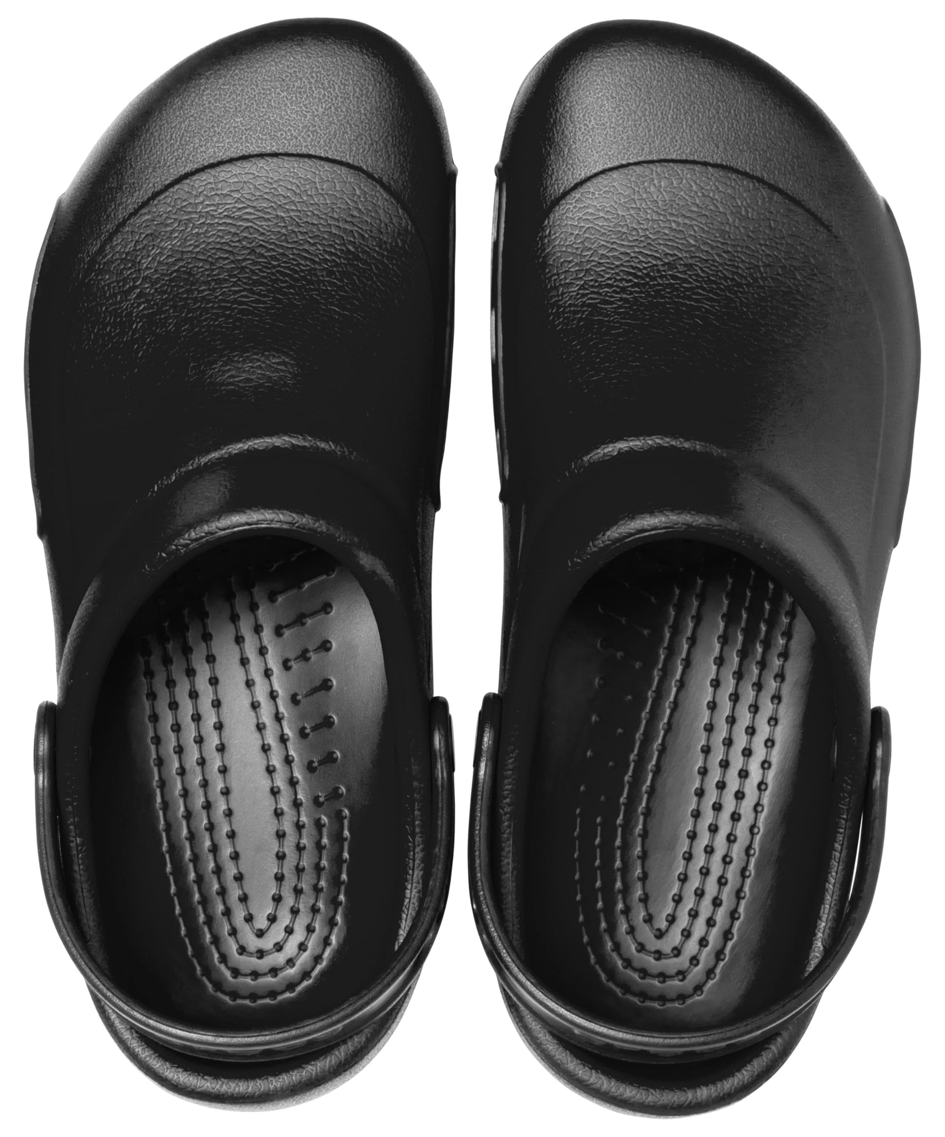 Crocs Unisex-Adult Bistro Clogs, Slip Resistant Work Shoes, Black, 10 Men/12 Women