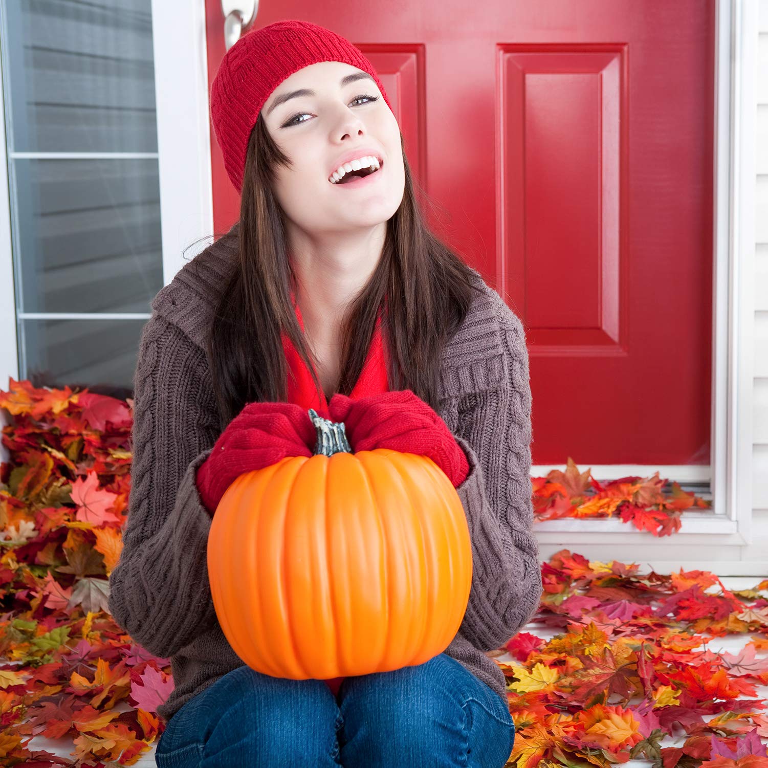 HENMI 500PCS Artificial Maple Leaves 5 Assorted Mixed Fake Fall Maple Leaf Lifelike Looking Silk Autumn Leaf Garland for Halloween Fall Decor Party Festival Thanksgiving Table Decorations…