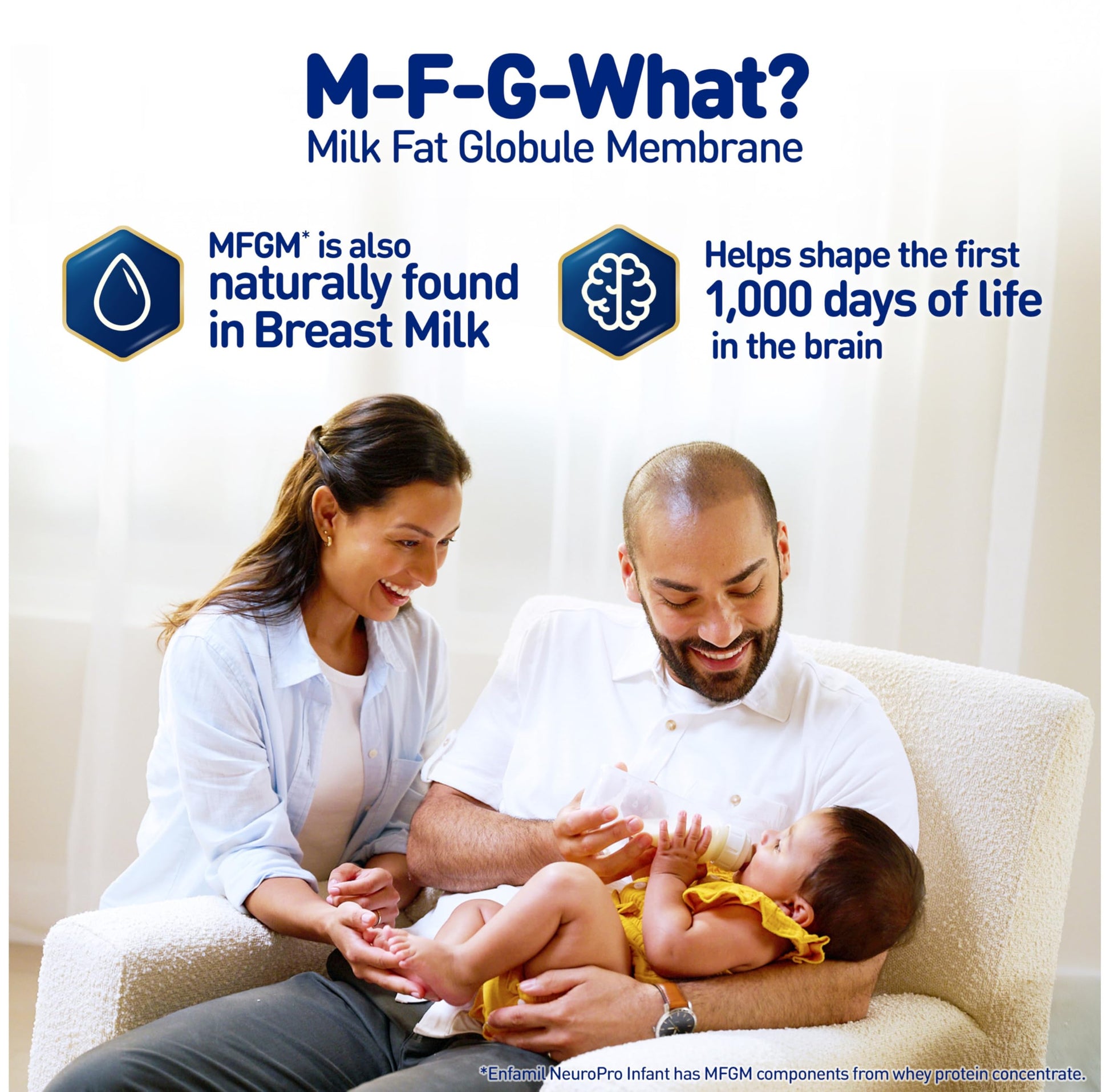 Enfamil NeuroPro Baby Formula, MFGM* 5-Year Benefit, Expert-Recommended Brain-Building Omega-3 DHA, Exclusive Immune Supporting HuMO6 Blend, Ready-to-Feed Infant Formula, Liquid, 2 Fl Oz, 6 Count (Pack of 4)