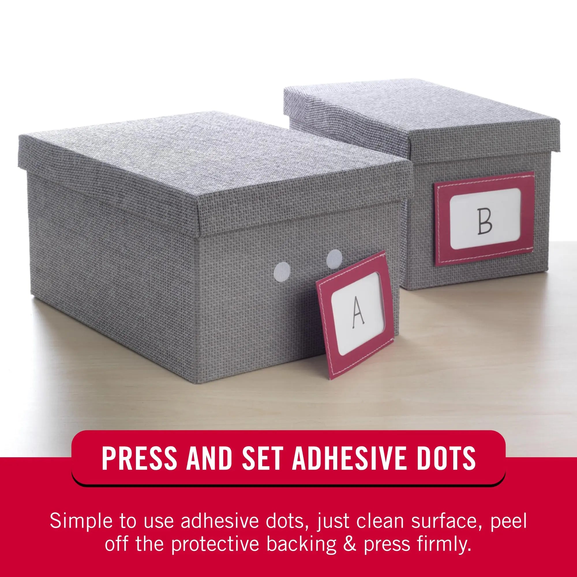 VELCRO Brand Dots with Adhesive | 250pk, White | Small 1/2 Inch Circles | Sticky Back Round Dots for Secure Mounting in Office, School or Home (VEL-30867-AMS)