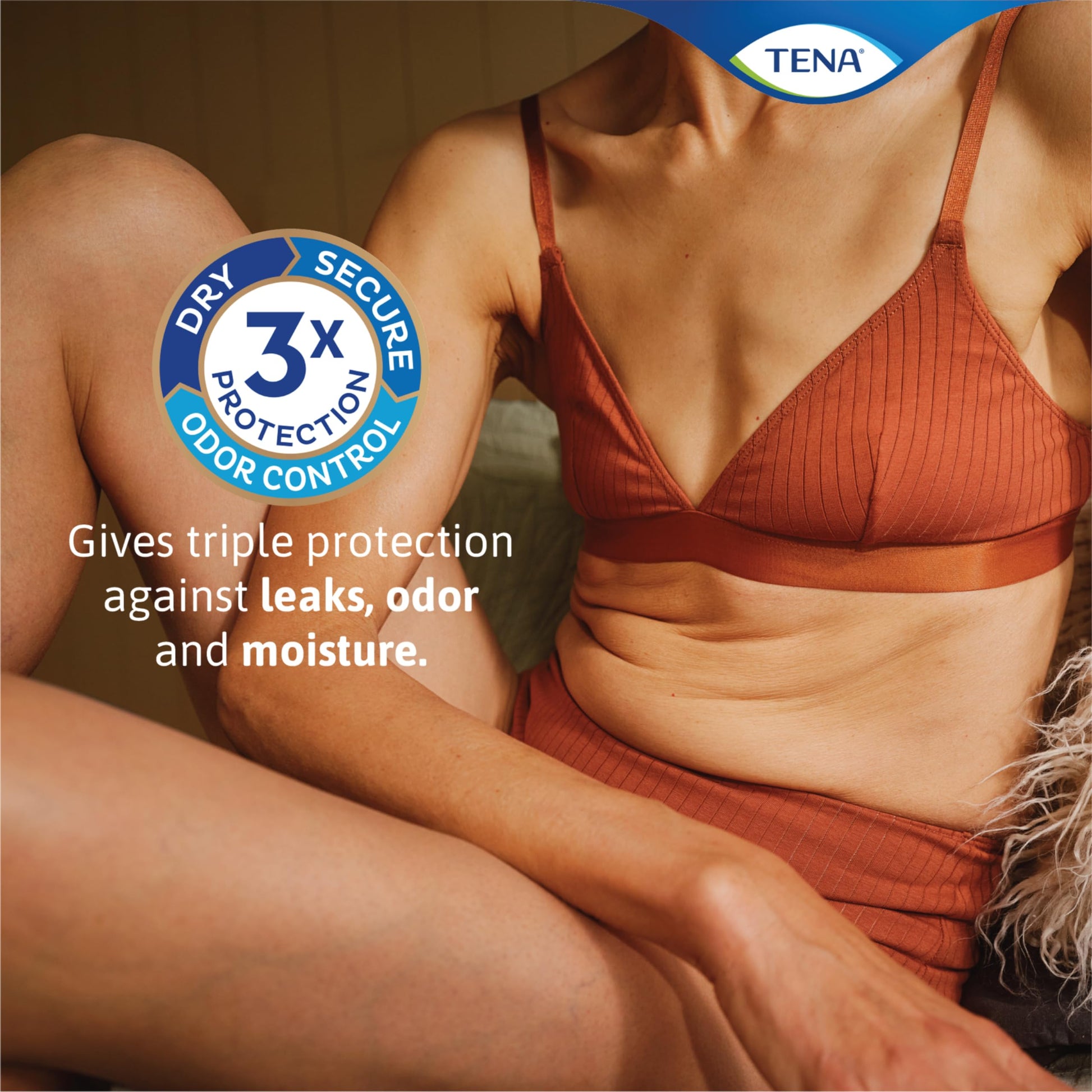TENA Sensitive Care Maximum Absorbency Incontinence/Bladder Control Pad for Women, Regular Length, 56 Count