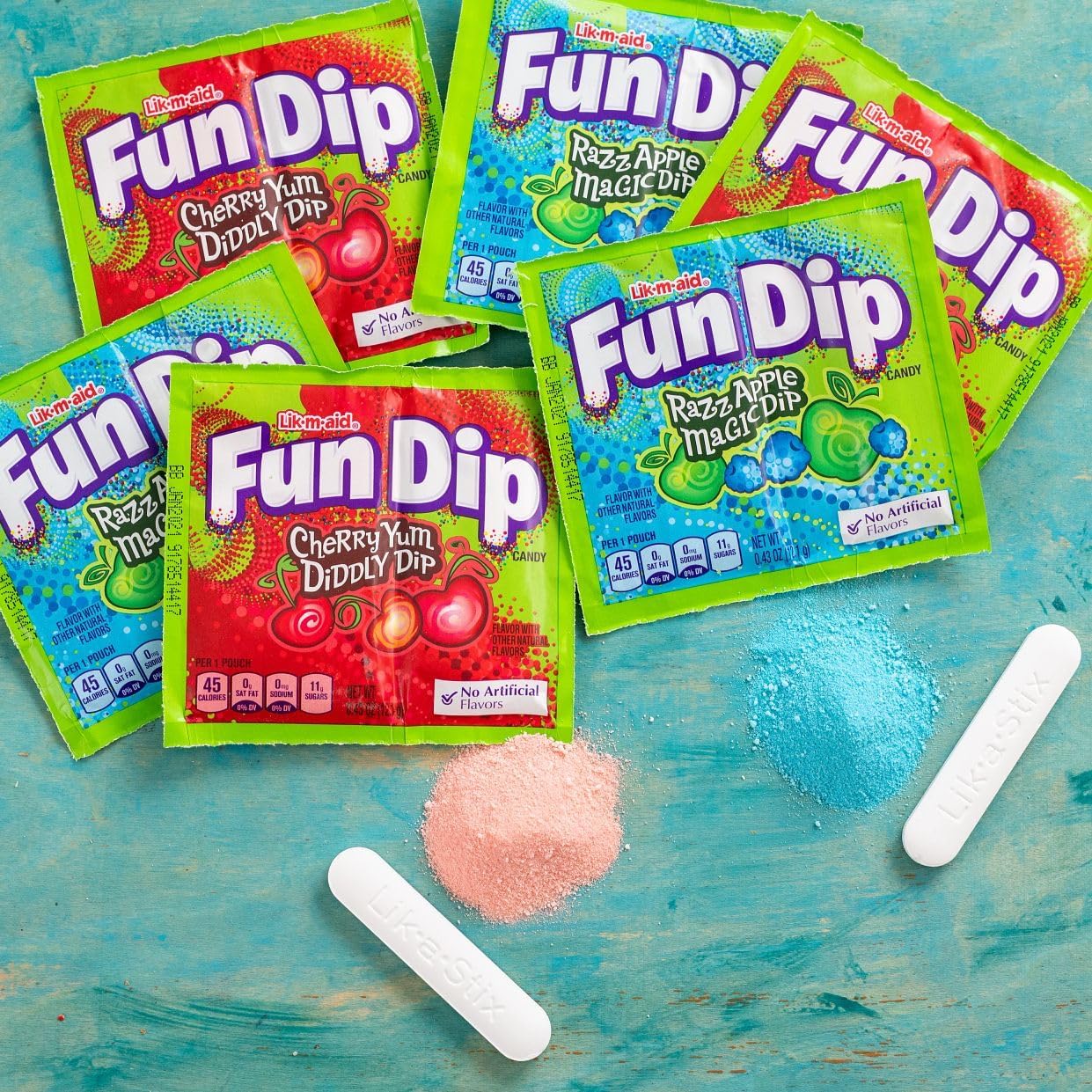 Wonka Fun Dip, Assorted Flavor Party Pack, 0.43 Ounce Packets (48 Count)