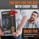 RAK Multitool Pen 2-Pack - Multi-Tool Pens with LED Light, Flathead & Phillips Screwdrivers, Level, Ruler, Bottle Opener, and Stylus. Gift-Ready Box with Ink Refills & Batteries. Great for EDC.