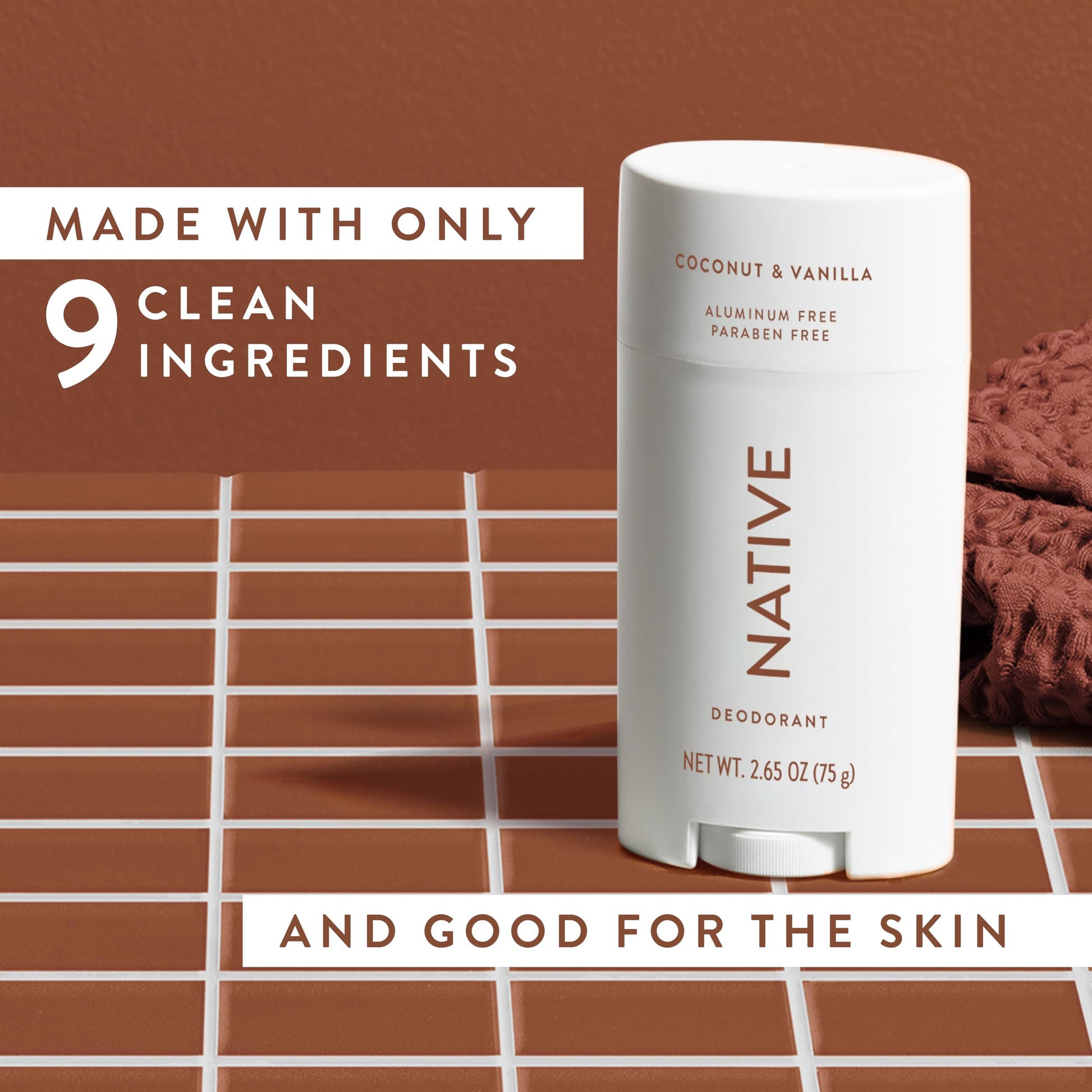 Native Deodorant Contains Naturally Derived Ingredients, 72 Hour Odor Control | Deodorant for Women and Men, Aluminum Free with Baking Soda, Coconut Oil and Shea Butter | Coconut & Vanilla