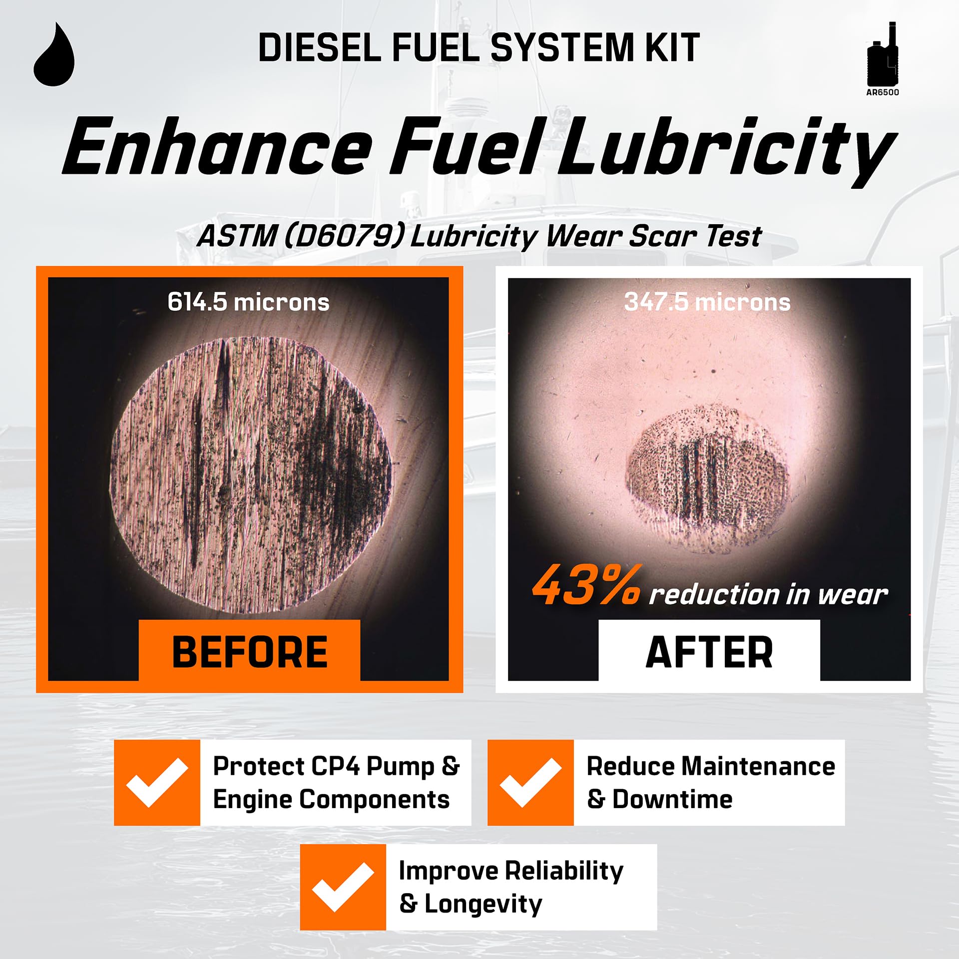 Archoil Diesel Fuel System Kit - AR6500 Diesel Treatment (40 oz) + AR6400-D Diesel Fuel System Cleaner