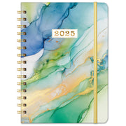 2025 Planner - 2025 Planner Weekly and Monthly, JAN 2025 - DEC 2025, Calendar Planner 2025, 6.3" x 8.4", Tabs, Hardcover, Back Pocket