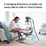 Graco DuetSoothe Swing and Rocker with Removable Swing Seat and 6 Swinging Speeds for Toddler Swing Seat and Swing Chair