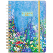 2025 Planner - 2025 Planner Weekly and Monthly, JAN. 2025 - DEC. 2025, 6.4" x 8.5", Calendar 2025 Planner with Monthly Tabs, Sturdy Cover, Premium Paper, Back Pocket, Strong Twin-wire Binding