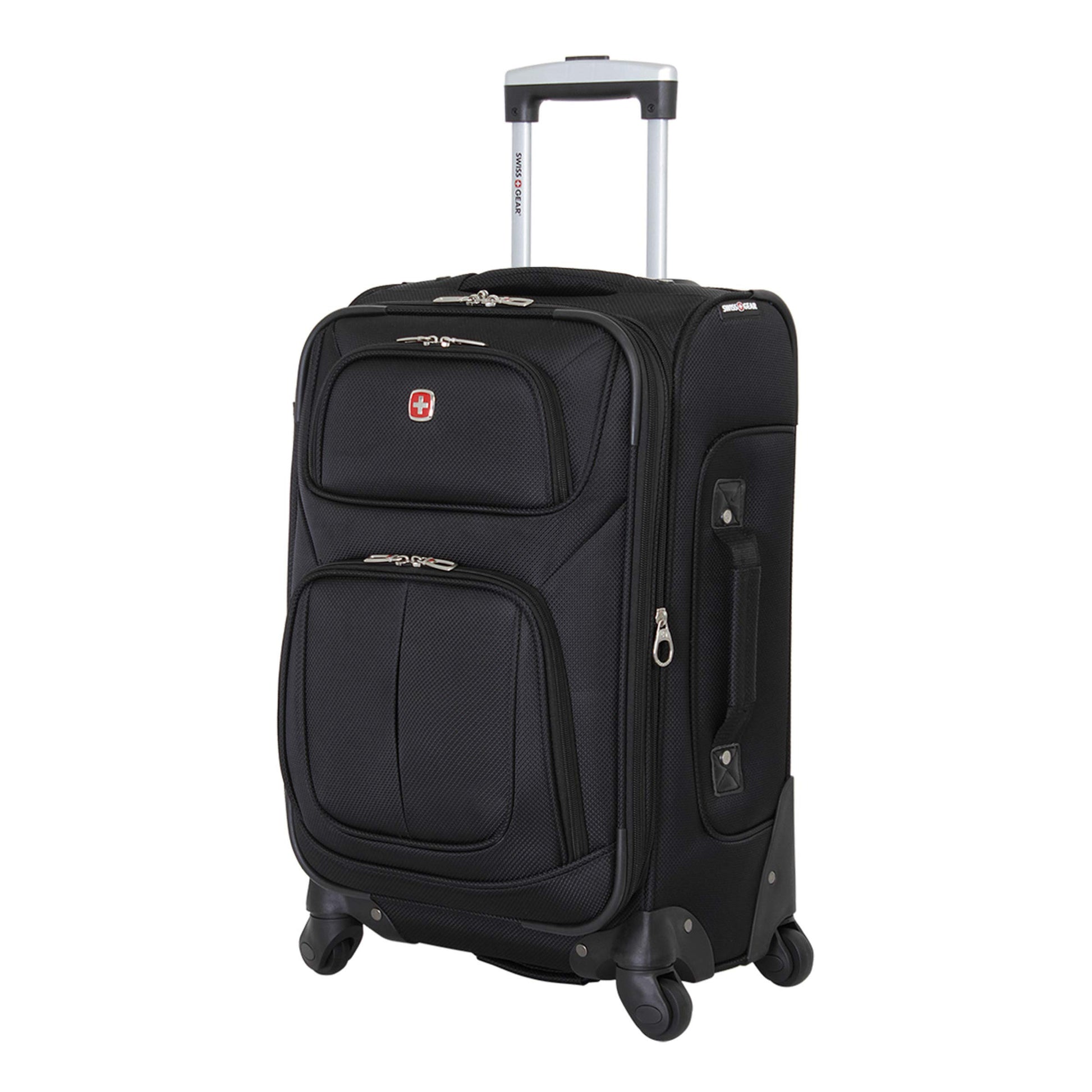 SwissGear Sion Softside Expandable Luggage, Dark Grey, Carry-On 21-Inch