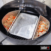 Weber Aluminum Drip Pans, 7.5 x 5 Inch, Set of 10