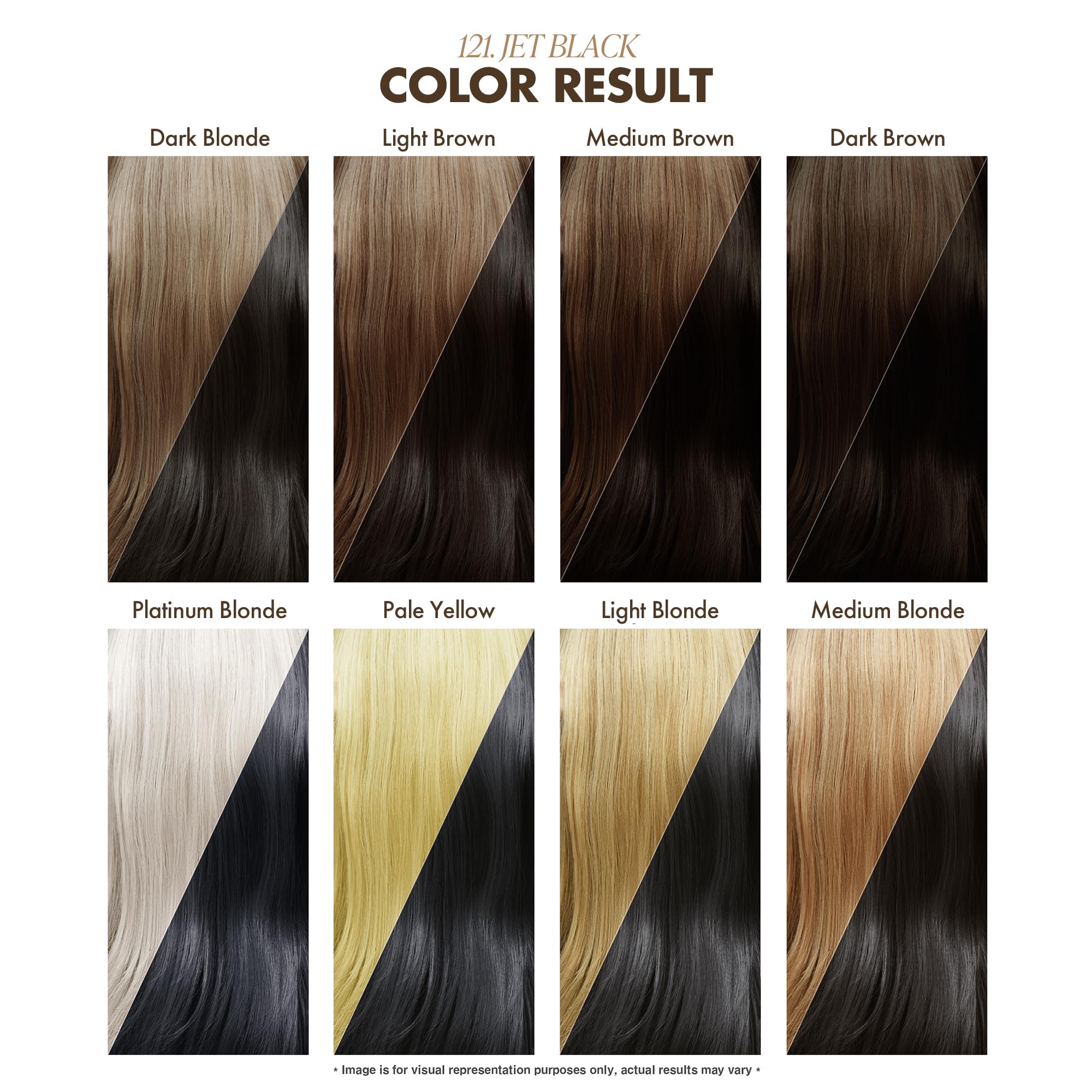 Adore Semi Permanent Hair Color - Vegan and Cruelty-Free Black Hair Dye - 4 Fl Oz - 121 Jet Black (Pack of 2)