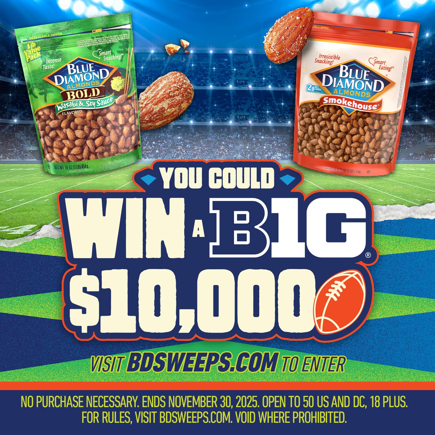 Blue Diamond Almonds Low Sodium Lightly Salted Snack Nuts, 40 Oz Resealable Bag (Pack of 1)