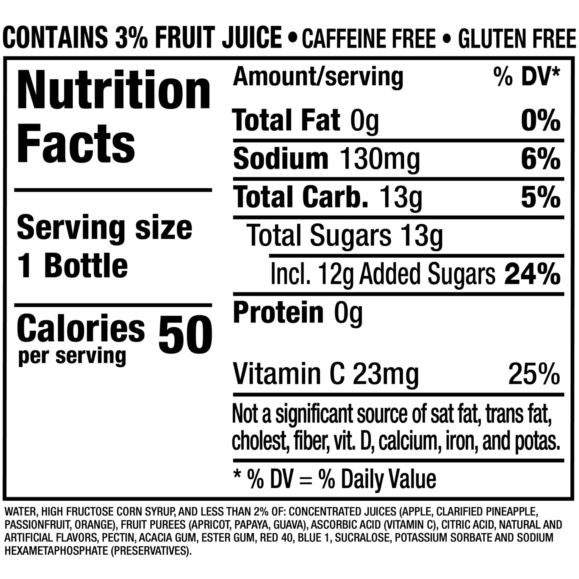 Hawaiian Punch Fruit Juicy Red Fruit Juice Drink, 10 Fl Oz Bottles, 24 Count (4 Packs Of 6), Ready-to-drink, On-the-go, Caffeine-free, Carbonation-free, Gluten-free, Excellent Source Of Vitamin C