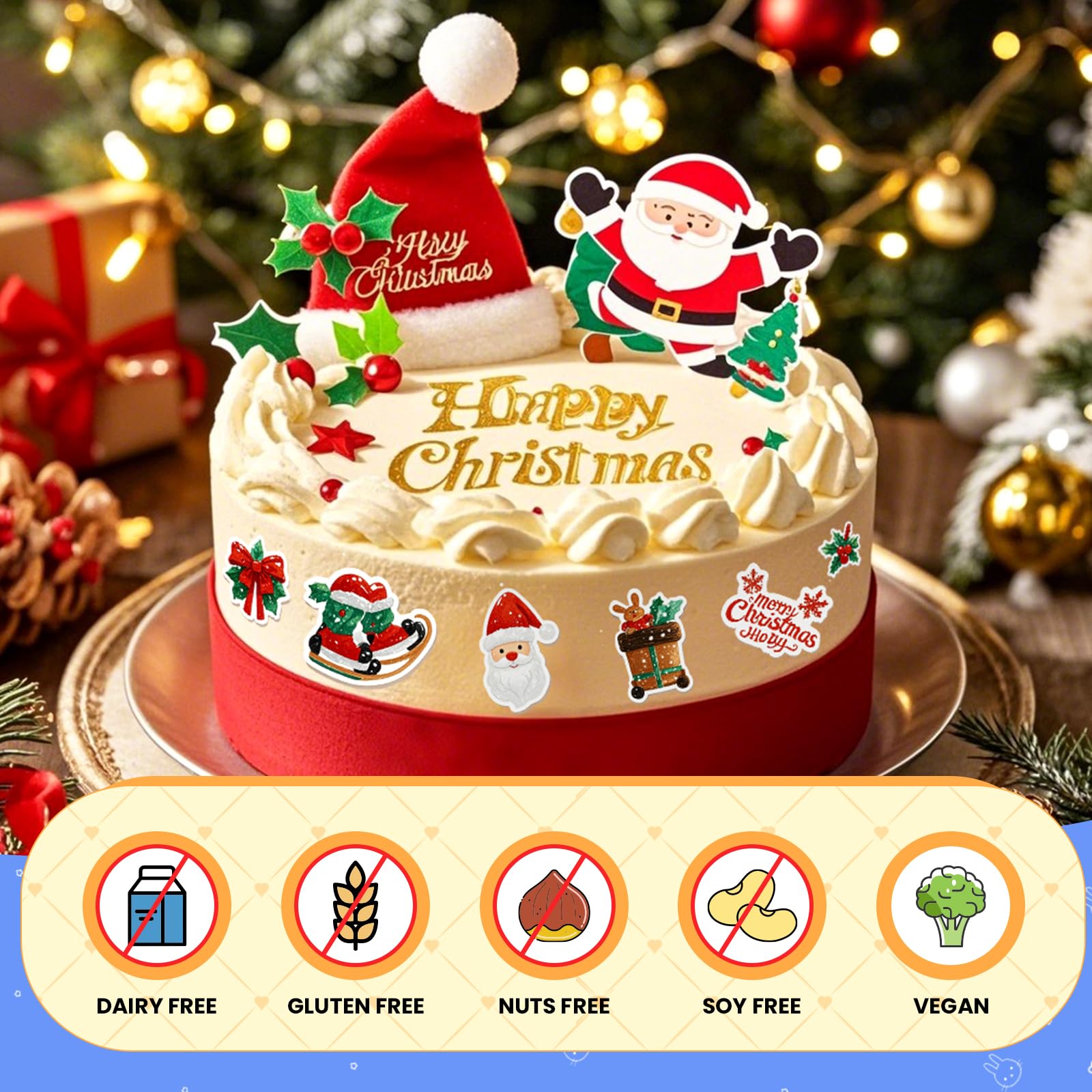 SENTRELA Edible Paper 25 Count A4 11.7" x 8.3" Sugar Sheets for Edible Printer Edible Image Paper Frosting Sheets Icing Sheets for Edible Paper Printer Sugar Paper Edible Sheets for Cakes