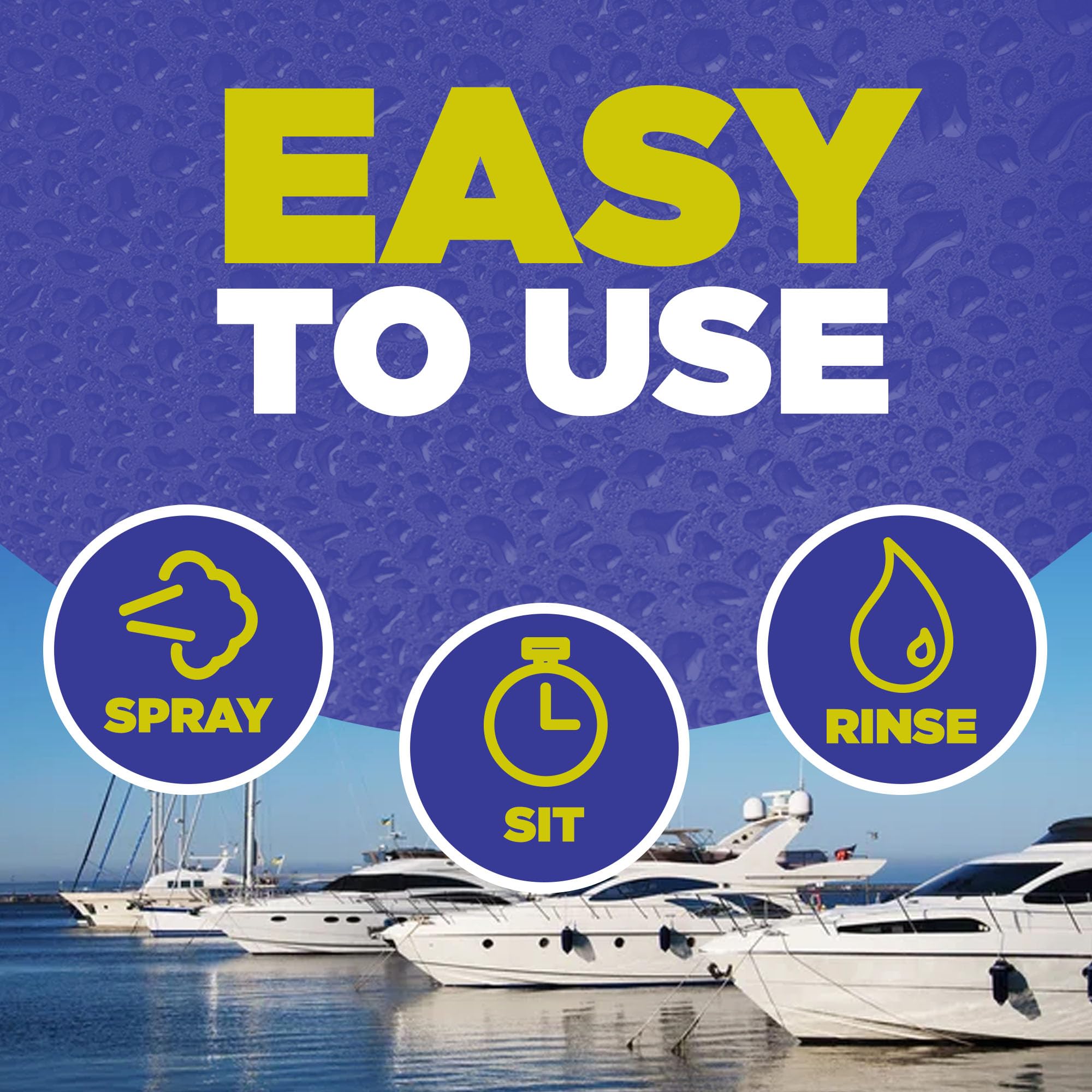 Durabasics Salt Remover Concentrate Kit - Ultimate Boat Salt Remover for Boats & Marine Engine Flush - 32 OZ with Hose Applicator - Perfect for Outboard Motor Flush & Washing Salt Deposits Away