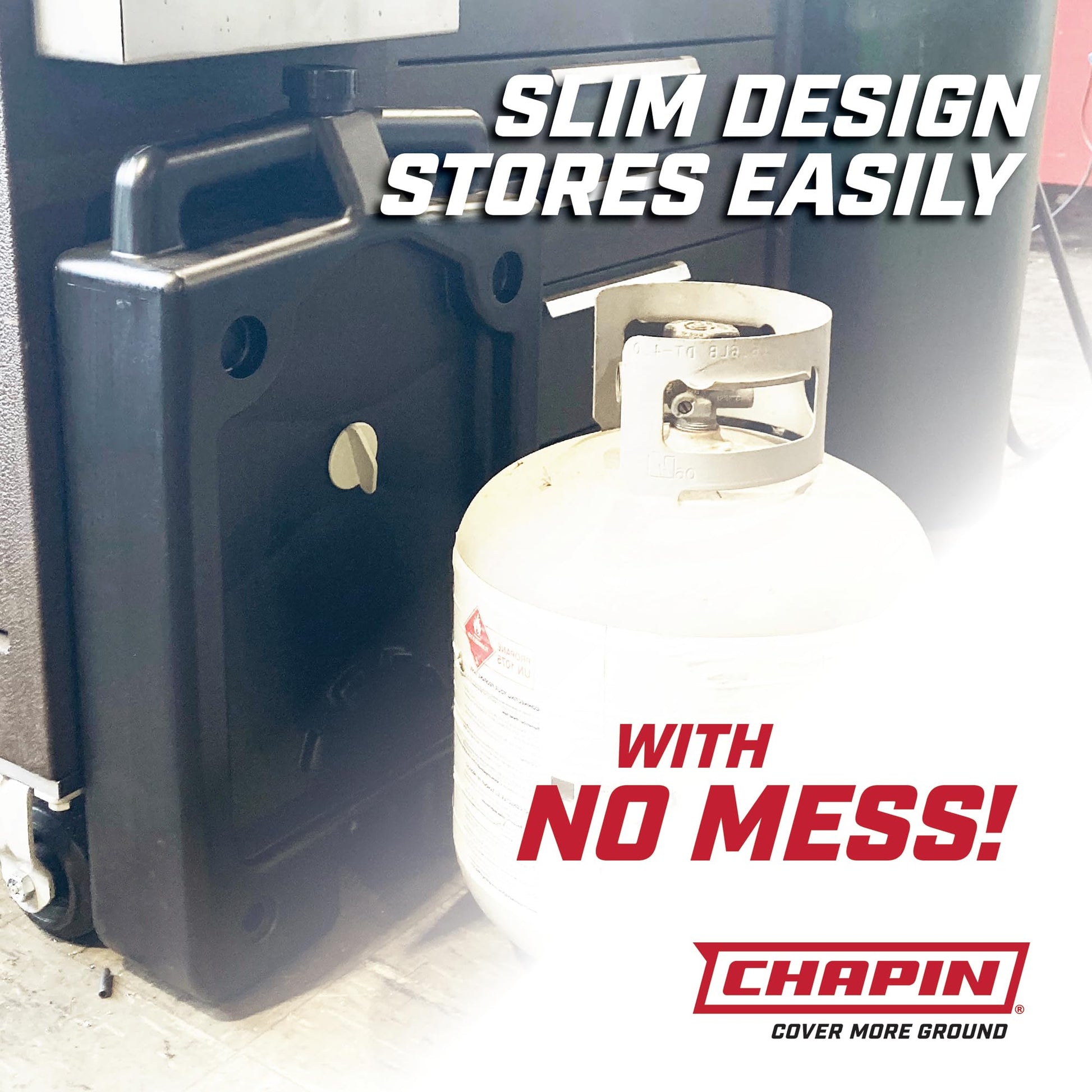 Chapin 78005 Low Profile 12 Quart (11.4 Liter) Oil Drain Container, fits most ATV's Tractors, Lawn mowers, Motorcycles and Low Clearance Vehicles, Made with Recycled Materials, USA Made