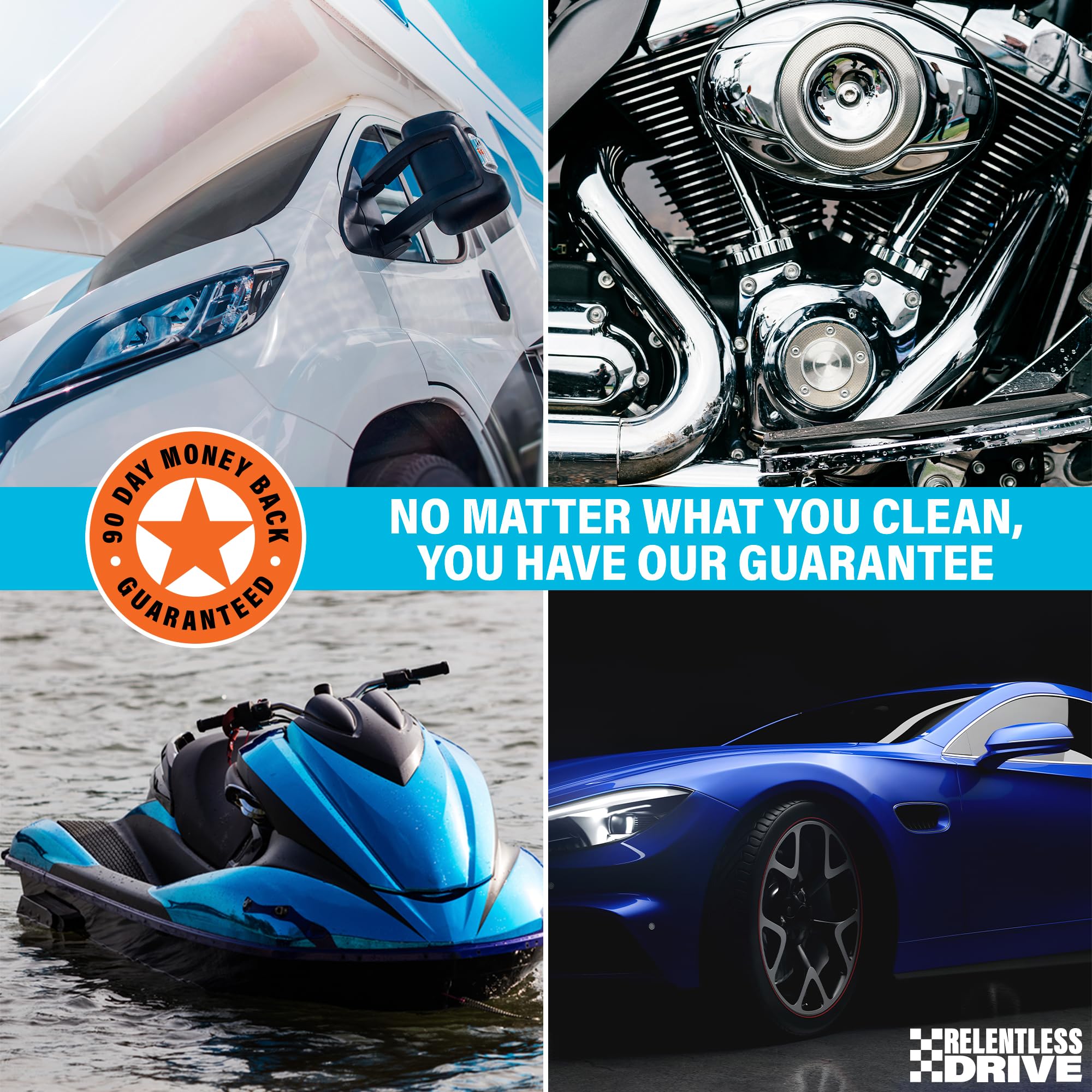 Car Carpet Cleaner (16oz) Professional Interior Car Cleaner for Seat Upholstery with Brush – Safe for All Cars