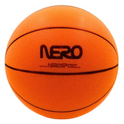 NERO SPORT Ninja Silent Basketball- Soft Foam Indoor Basketball Size 3 (7 inches) | Soundless Basketball for Quiet Dribbling and Indoor Training (Ball in Bag)
