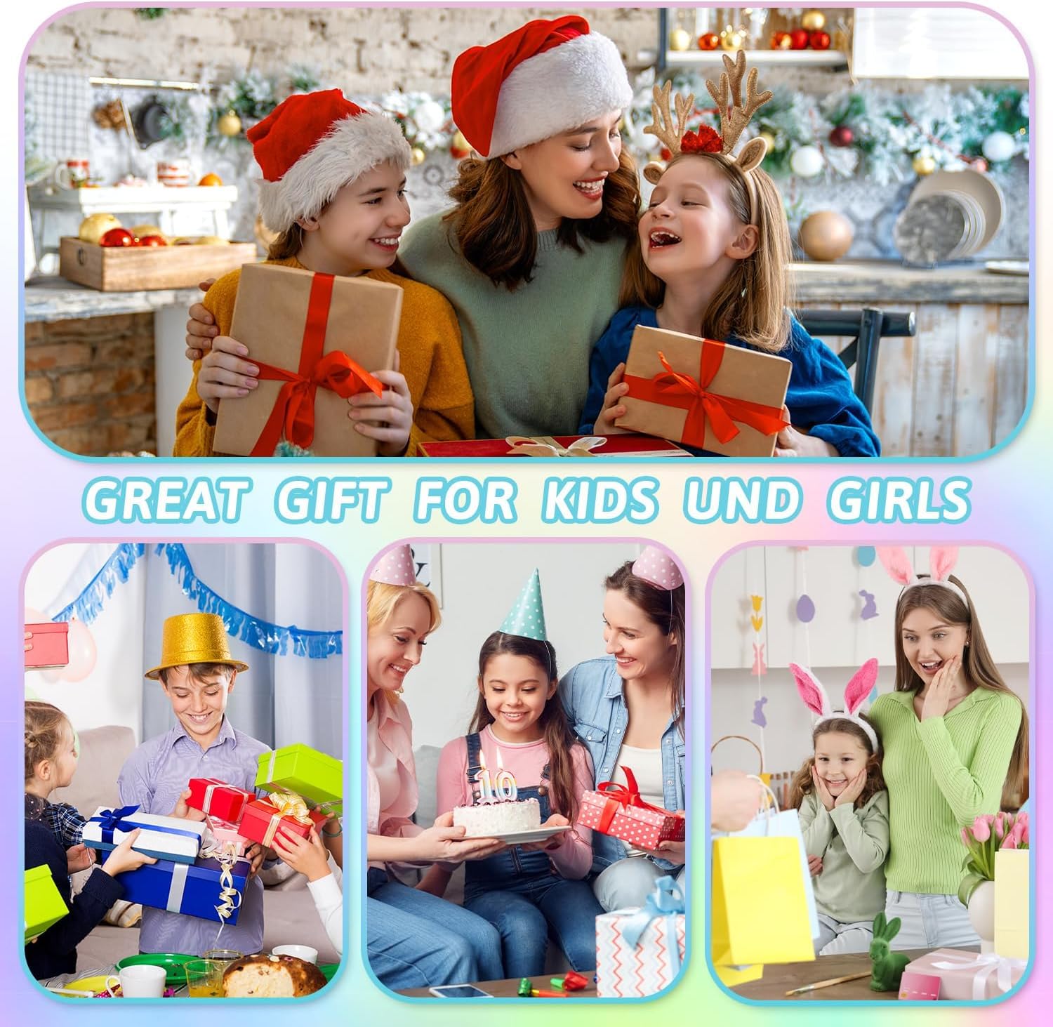 Yangmei Stocking Stuffers, Art Supplies, 12 Rainbow Colored Pencils, Teen Girl Gifts Trendy Stuff, Art Supplies for Kids 9-12, Gifts for 5-12 Year Old Girl, Arts and Crafts for Kids Ages 8-12