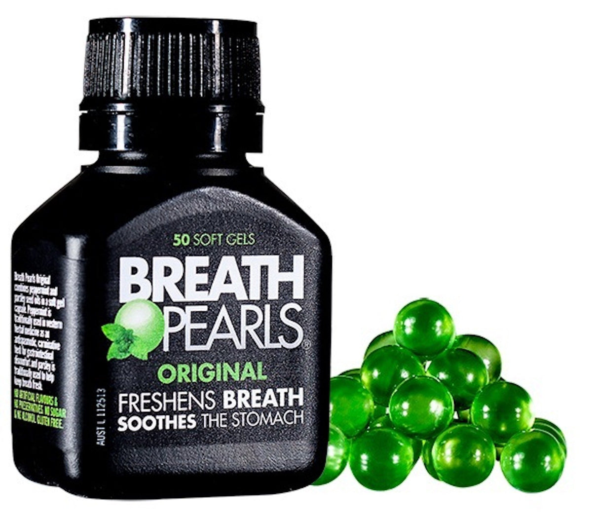 Breath Pearls Original لإنعاش النفس (50 كبسولة هلامية)