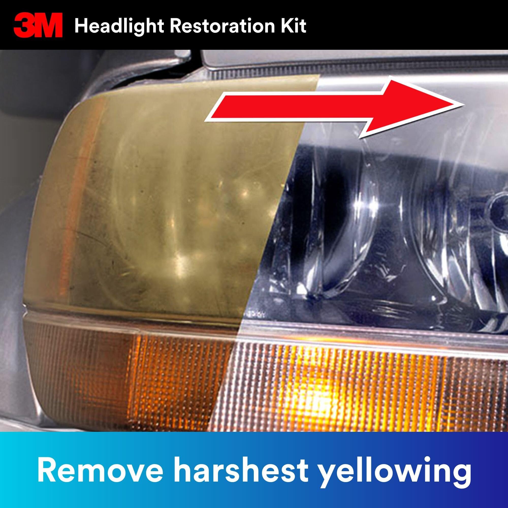 3M™ Headlight Lens Restoration System 39008, 4/Case