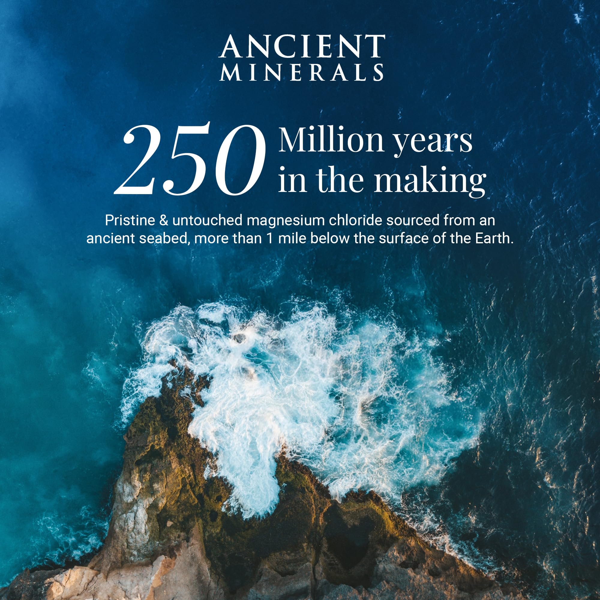 Ancient Minerals Magnesium Bath Flakes of Pure Genuine Zechstein Chloride - Resealable Magnesium Supplement Bag That Will Outperform Leading Epsom Salts 1.65 lbs