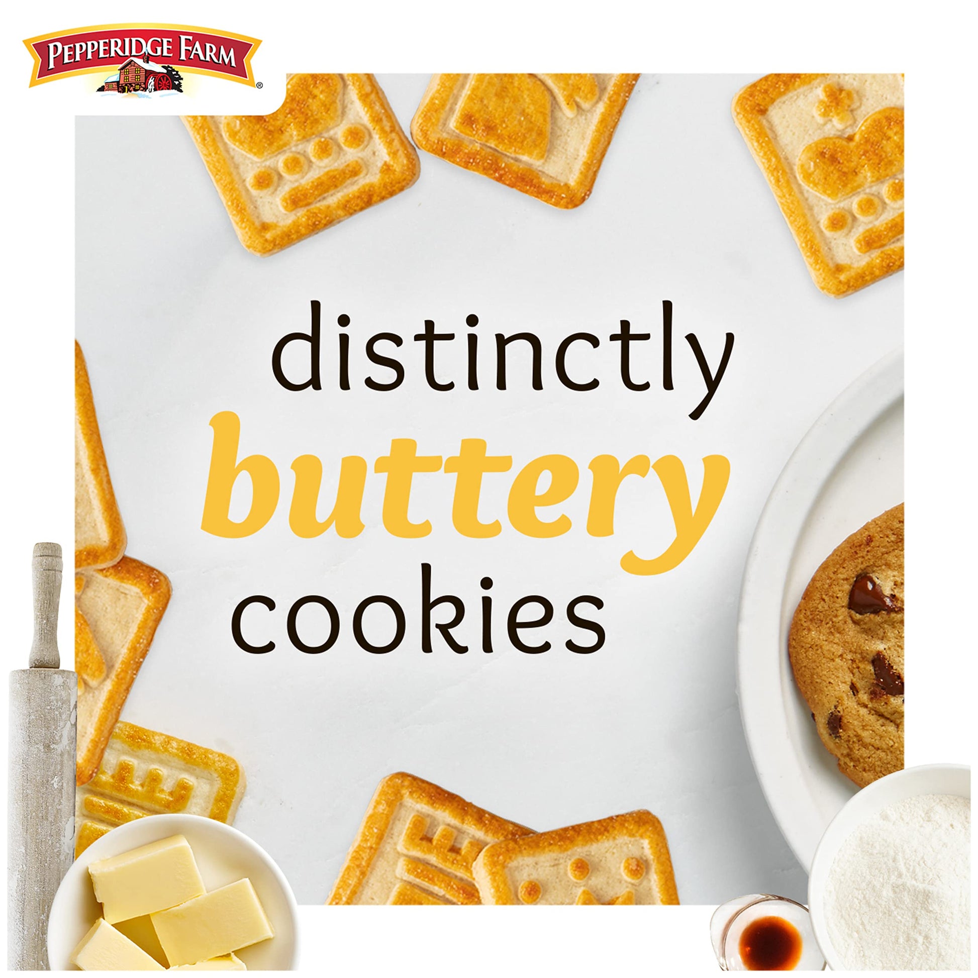 Pepperidge Farm Chessmen Minis Butter Cookies, 8 Snack Packs, 2.25-oz. Each (Pack of 8)
