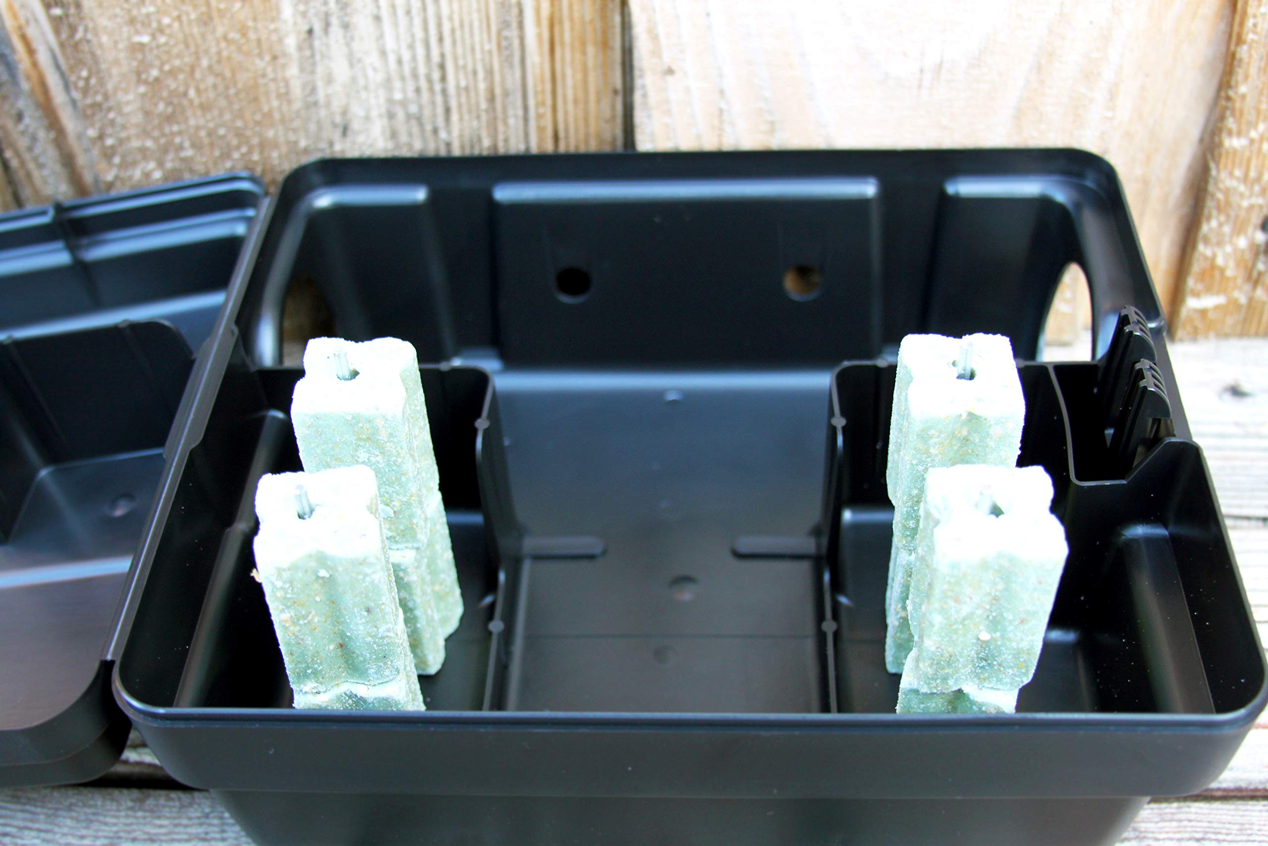 Tomcat Bait Station - Set of 6 Outpost Rat Bait Stations, Complete Rodent Control Solution