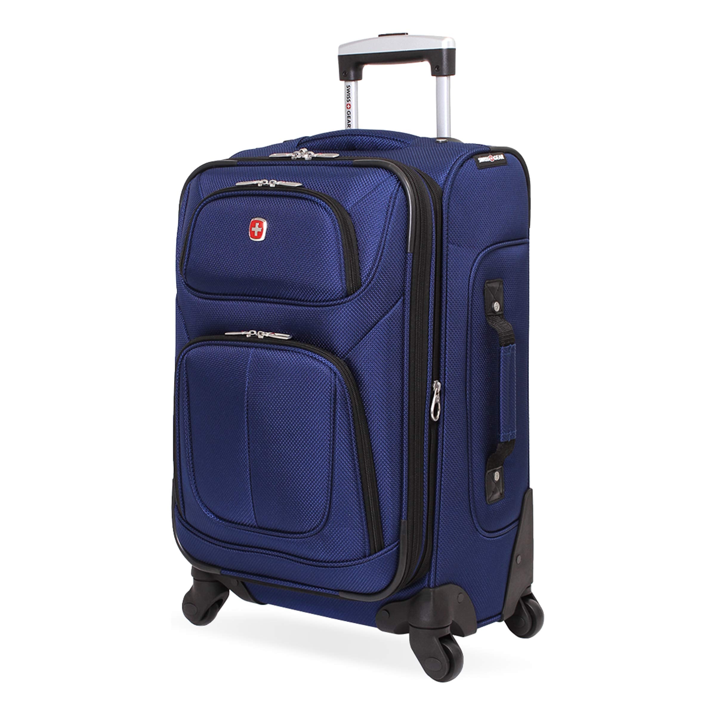 SwissGear Sion Softside Expandable Luggage, Dark Grey, Carry-On 21-Inch