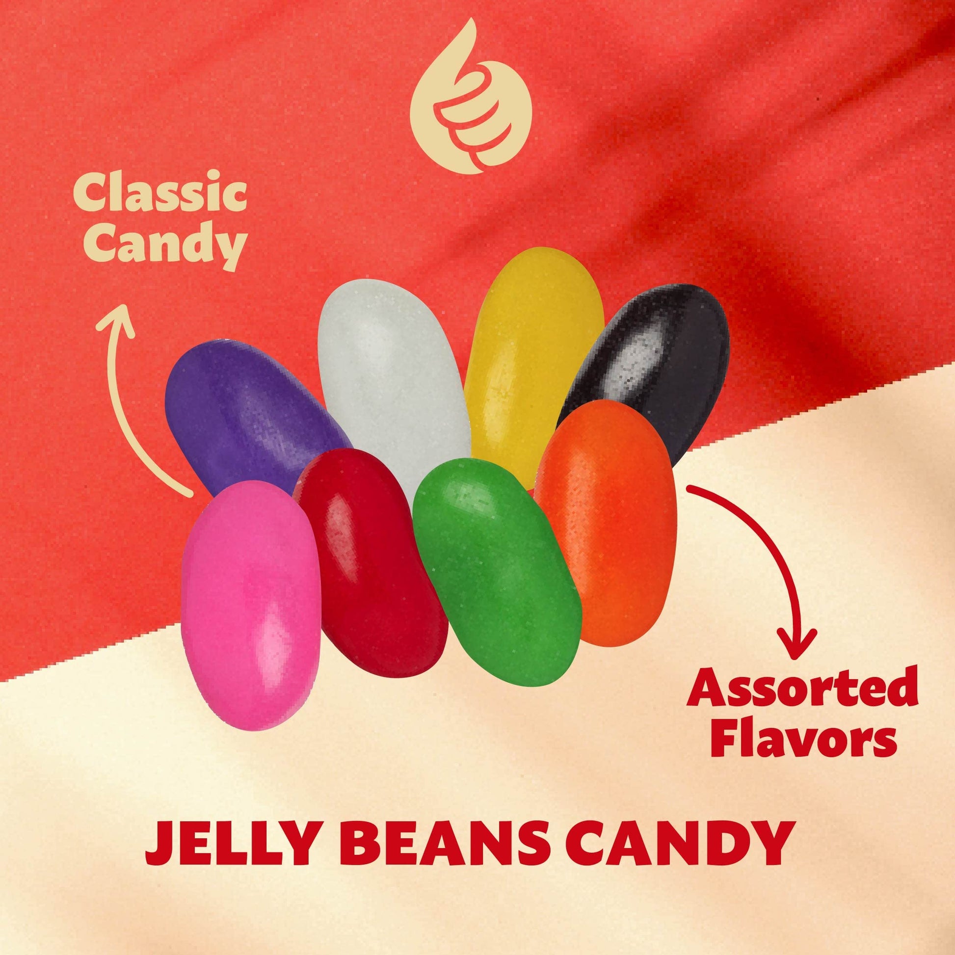 Jelly Beans | 2-Pound Bag | Assorted Flavors | Classic Candy Favorites