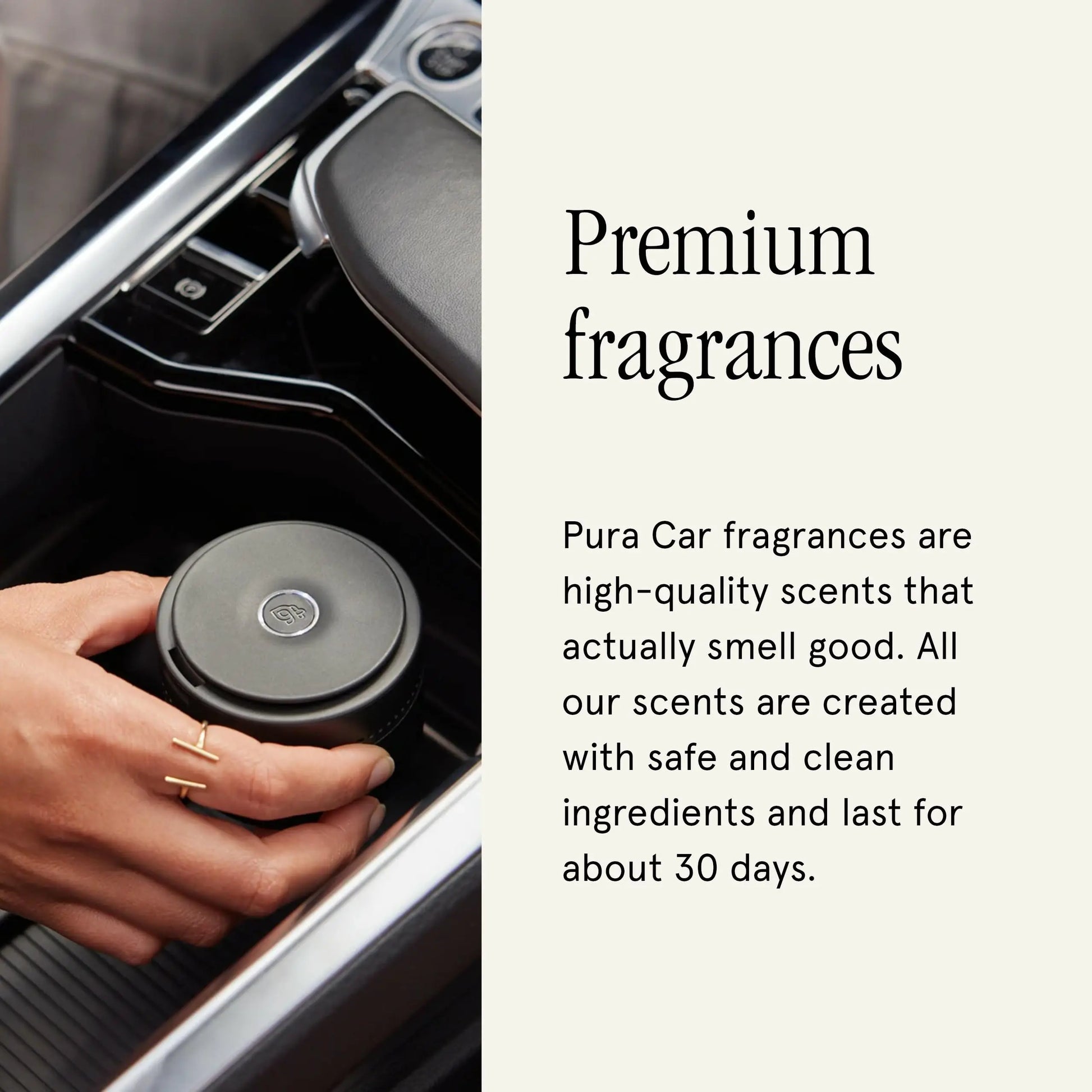Pura Car Diffuser - Portable Fragrance System - On/Off Controlled Through Car Acceleration - Adjustable Intensity Control Through App - Fragrances Sold Separately