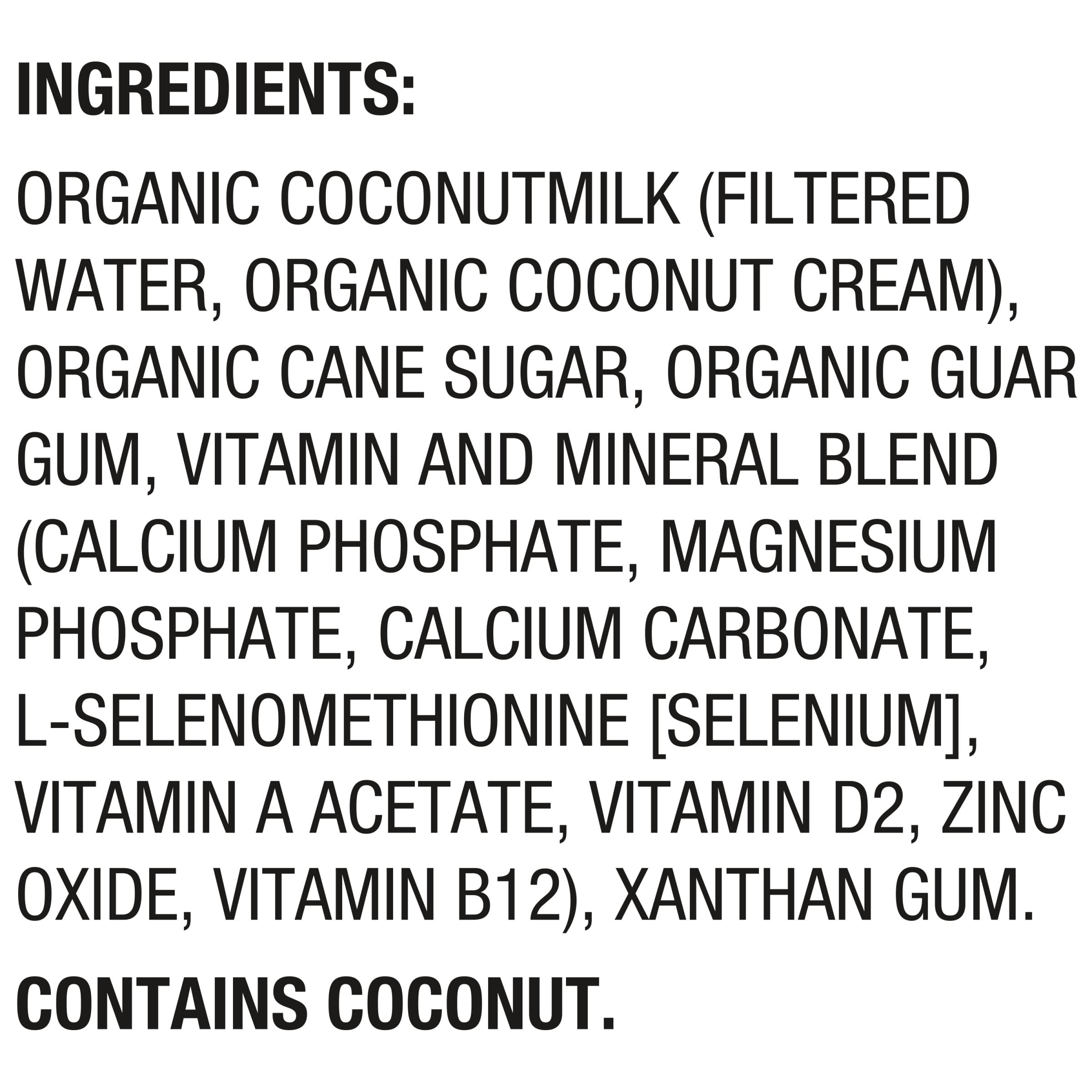 So Delicious Dairy Free Shelf-Stable Coconut Milk, Original, Vegan, Non-GMO Project Verified, 1 Quart