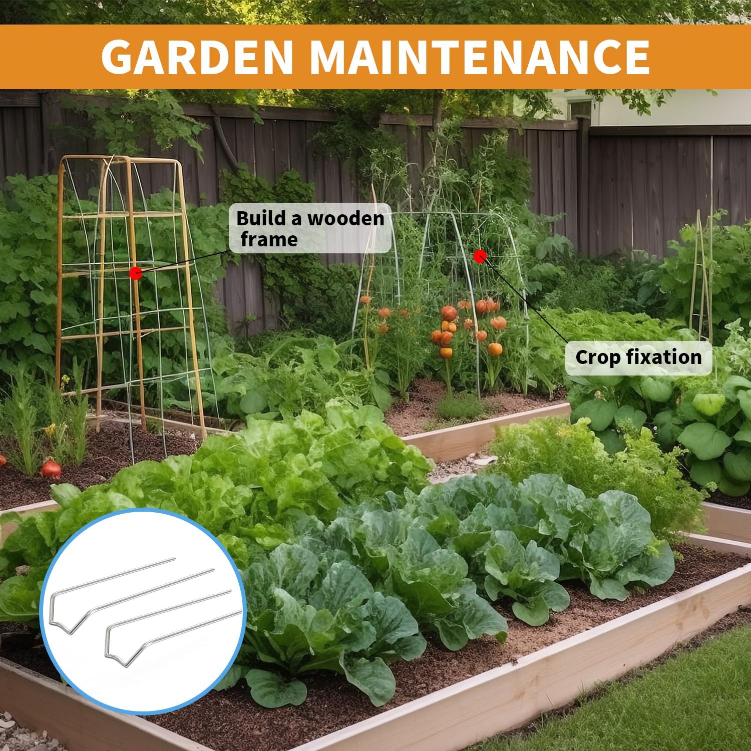 100 Pieces Floral Pins, 1.7 Inch Floral U-Pins Small Craft Plant Pins Greening Fern Pins for Floral Picks Foam Bouquet Straw Wreaths Making Supplies Holiday Flower Arrangements DIY Sewing Projects