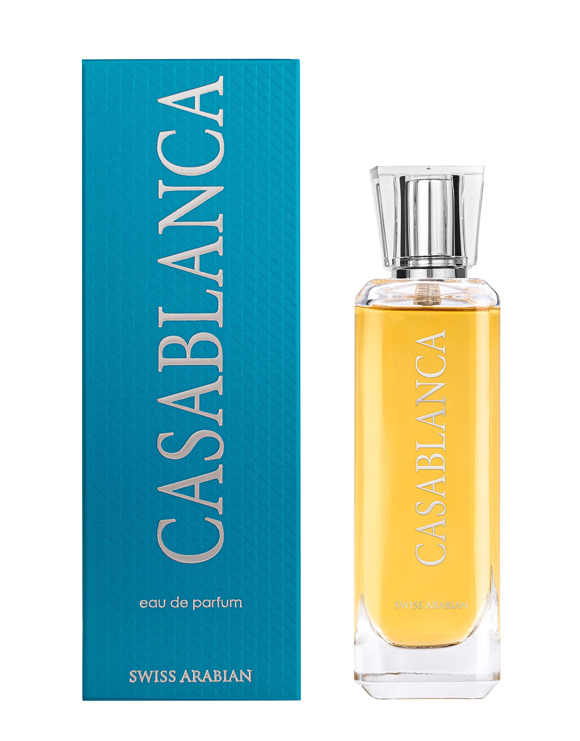 Swiss Arabian Casablanca – Luxusprodukte aus Dubai – Langanhaltendes, süchtig machendes EDP-Parfüm zum Aufsprühen – Verführerisches Signature-Aroma – 3,4 Oz