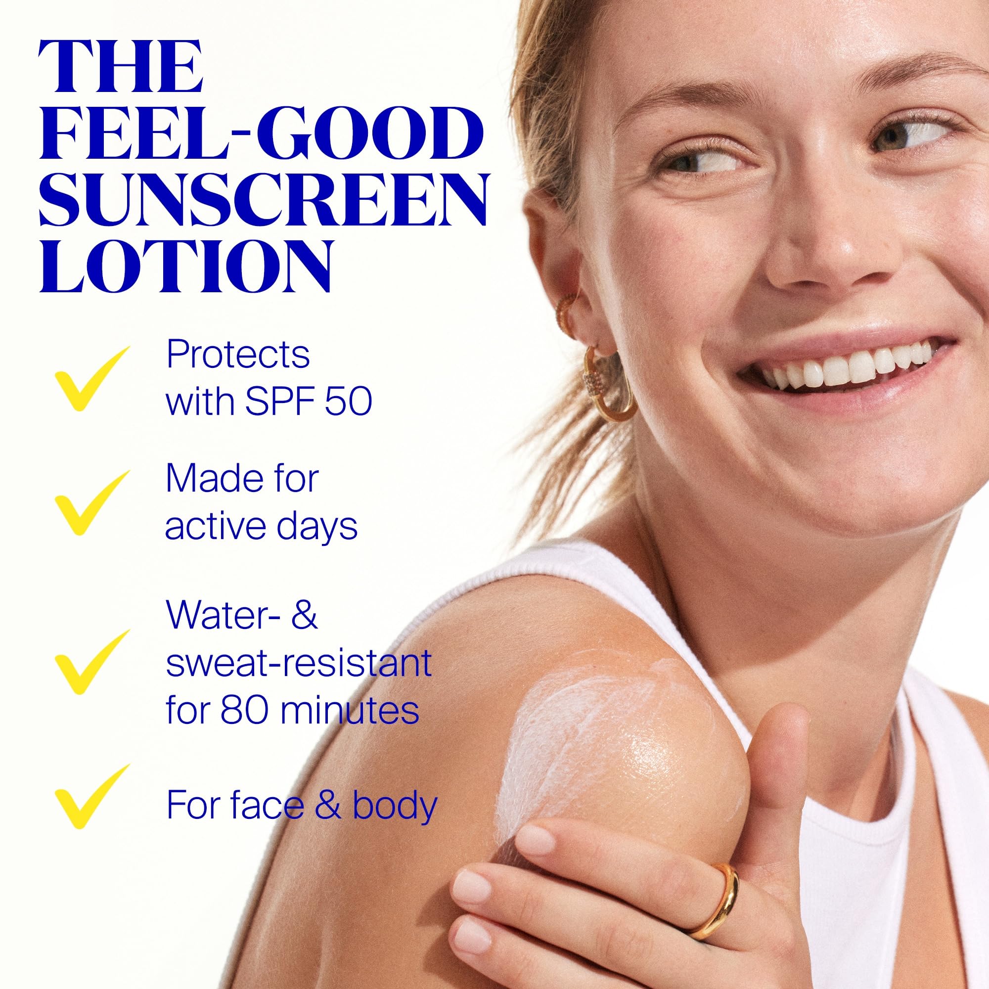 Supergoop! PLAY Everyday Lotion SPF 50 - Broad Spectrum Body & Face Sunscreen for Sensitive Skin - Great for Active Days - Fast Absorbing, Water & Sweat Resistant - 5.5 fl oz