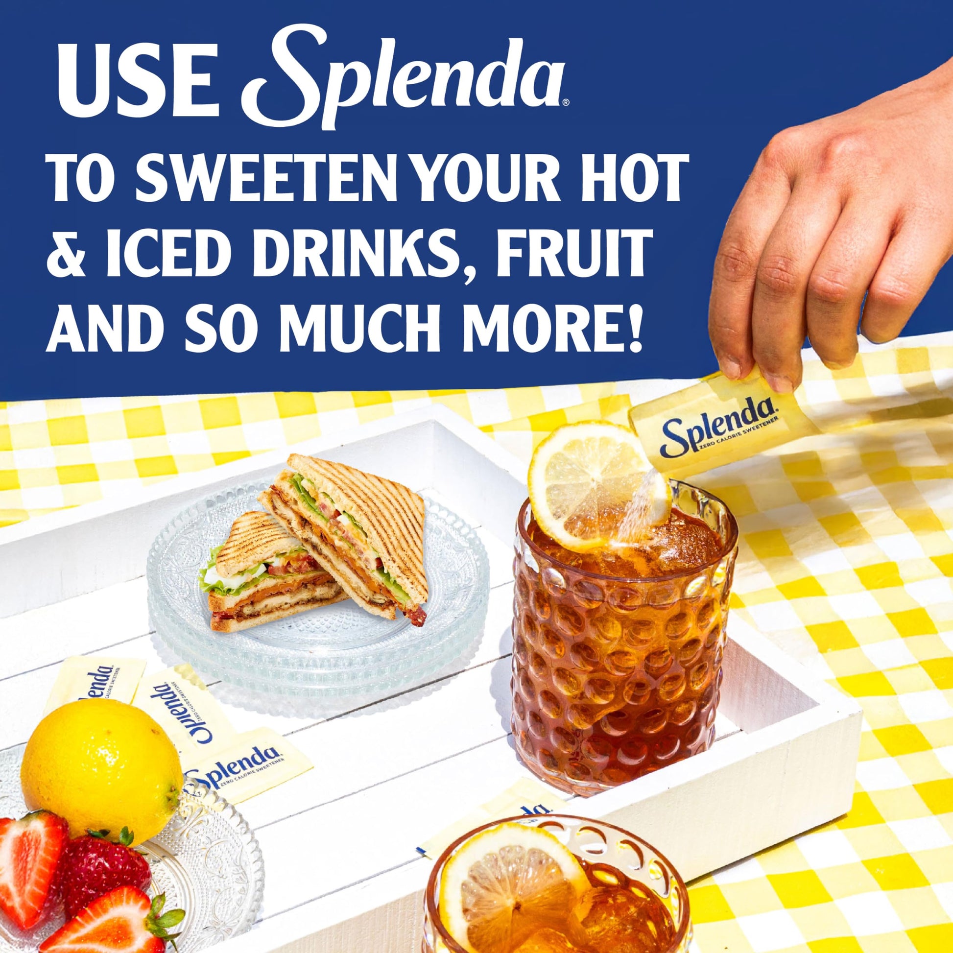 SPLENDA Zero Calorie Sweetener, 200 Count Packets