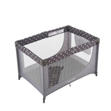 Pamo Babe Portable Crib Baby Playpen with Mattress and Carry Bag (Grey)