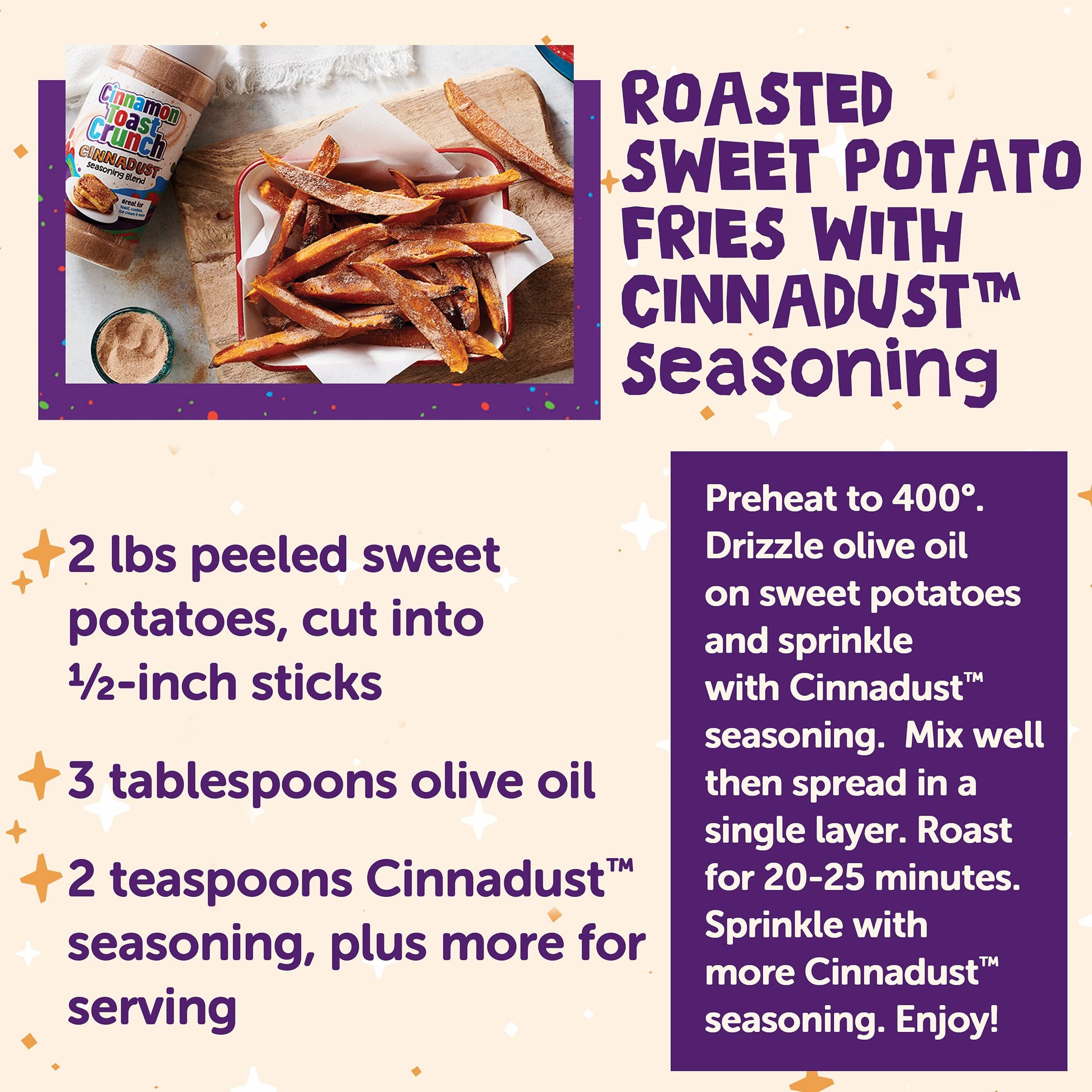 Cinnamon Toast Crunch Cinnadust Seasoning, 3.5 Ounce